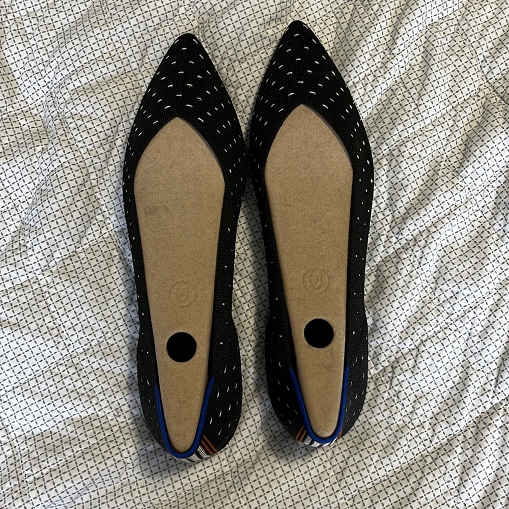 Rothy’s ivory dot points - 12 1/2 - perfect condition- worn once